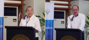 Dr. Margaret Yoovatana (Thailand Department of Agriculture) and Assistant Secretary Lerey Panes (Philippine Department of Agriculture) give their opening and welcome remarks during the three-day event (photo by FOR-CC, GIZ)