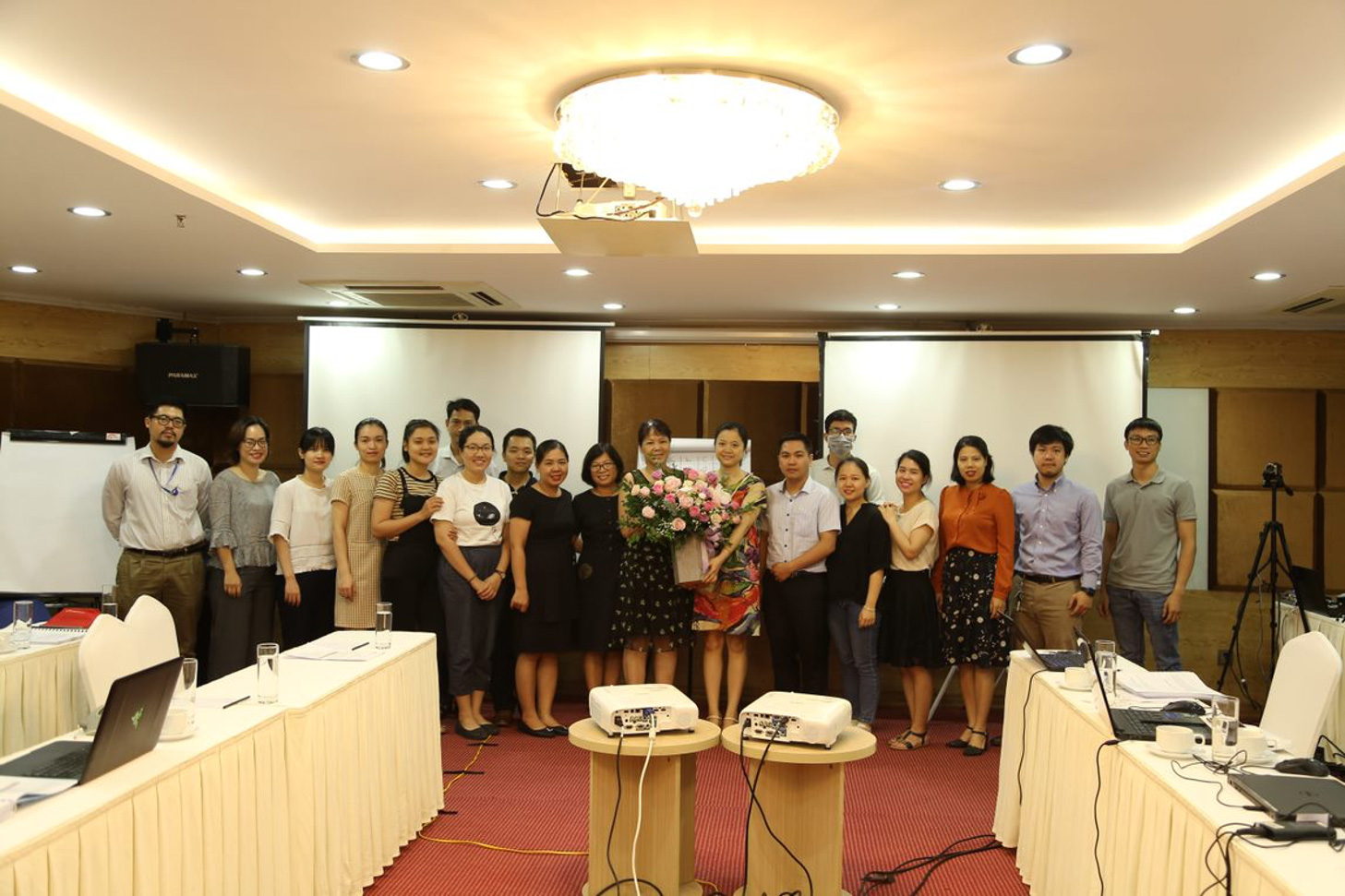 Onsite training participants in Hanoi