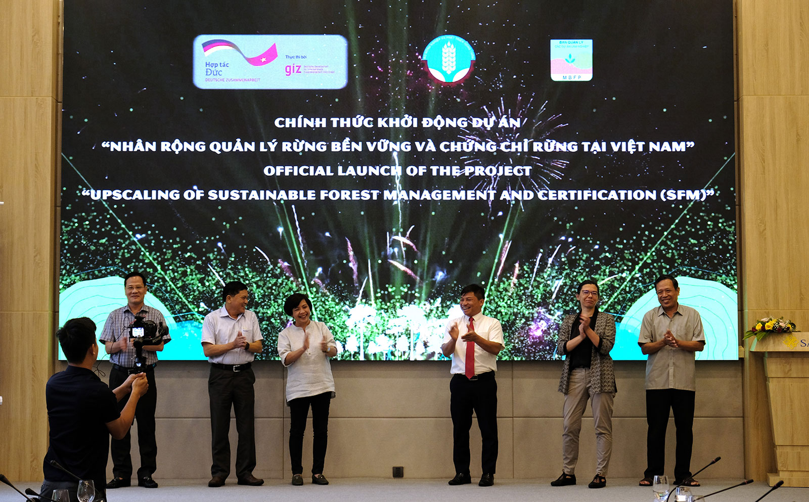 Official joint launch of the project. Photo: ©GIZ/ Pham Phuong Thao