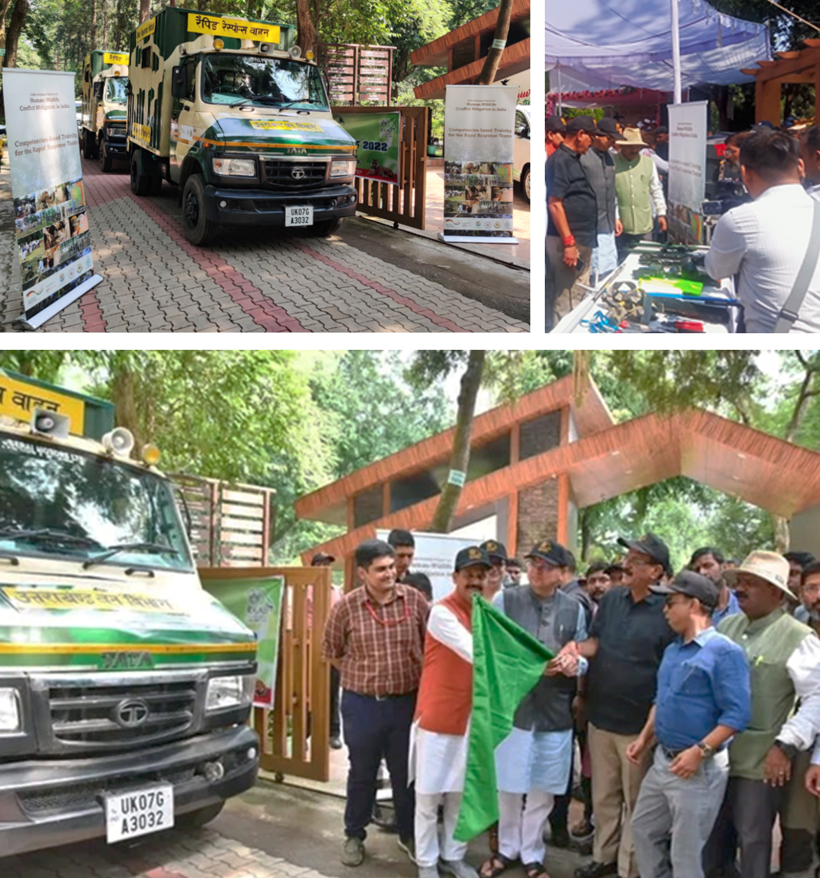 The Rapid Response Vehicles, and RRT equipment provided to Uttarakhand Forest Department by GIZ under the Indo-German Project [©GIZ]