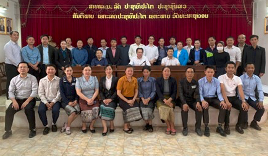 Training of Trainers for provincial and district level authorities