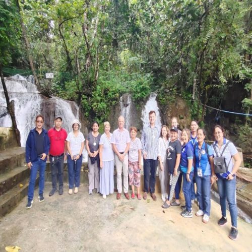 Group photo in Hindag-an Falls and Forest Park